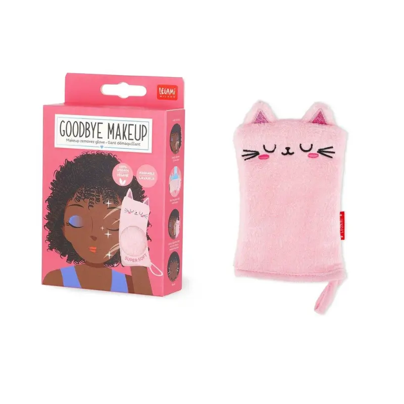 Legami Make-Up Remover Glove - Goodby kitty