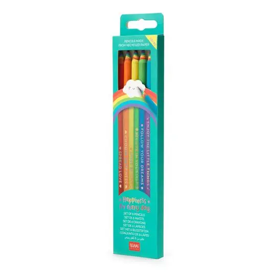 Legami Set Of 6 Hb Graphite Pencils M
