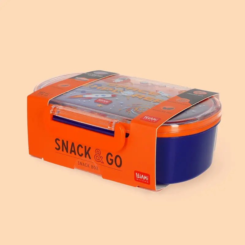 Legami Snack & Go Space - Contenitore Porta Merenda 500 ml