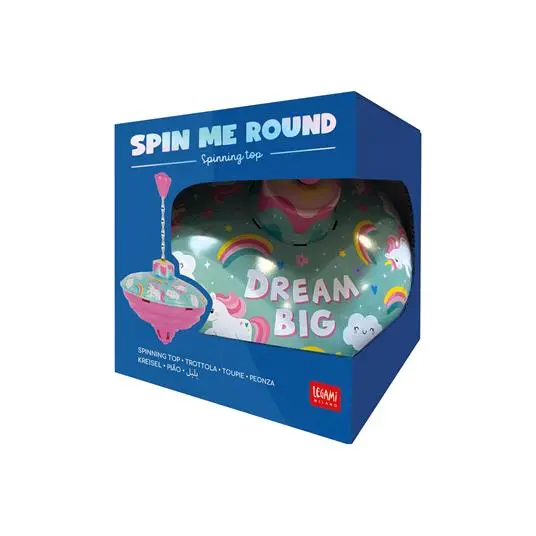 Legami Spinning Top - Spin Me Round - UNICORN
