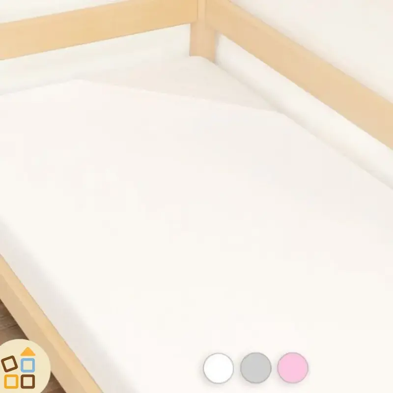 Lenzuolo con Angoli in Jersey per Letto Singolo (cucito a mano)