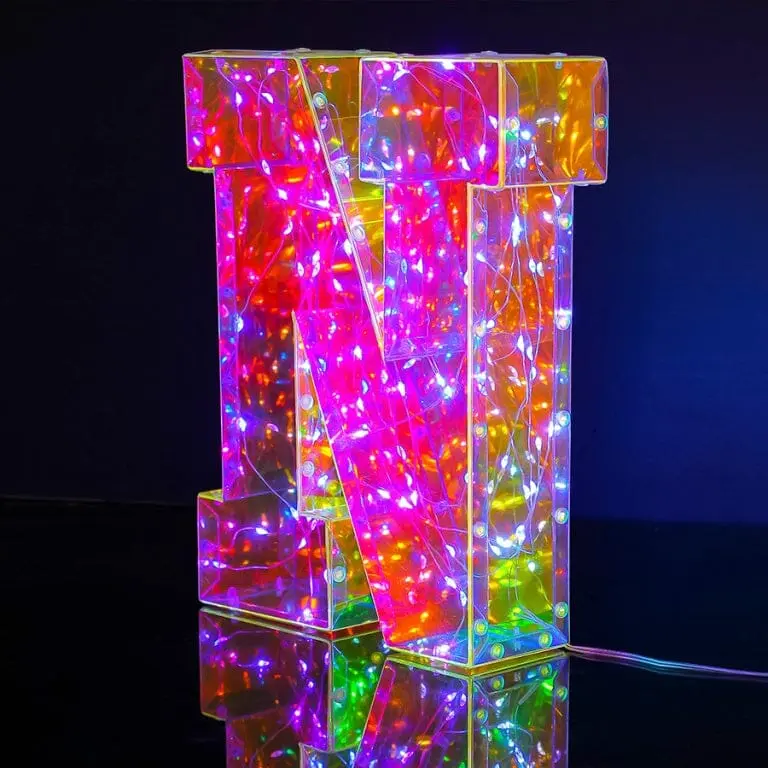 Lettera N Luminosa A Led I Total