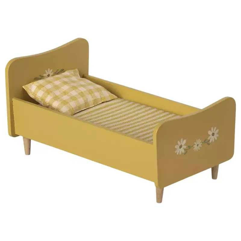 Letto in Legno Giallo Maileg