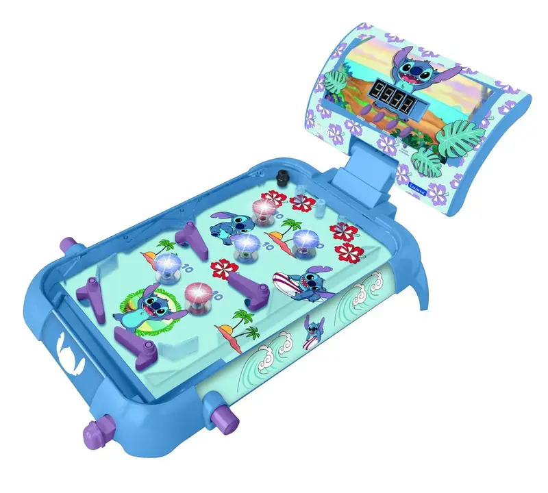 Lexibook - Flipper Elettronico da Tavolo Disney Stitch