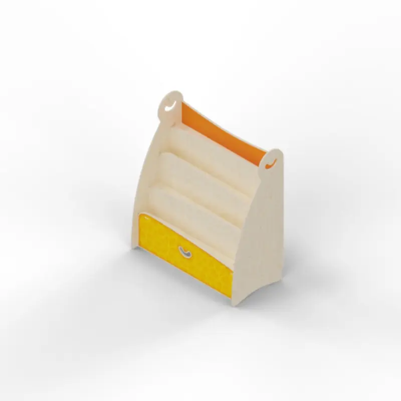 LIBRERIA MONTESSORI IN LEGNO E CASSETTO