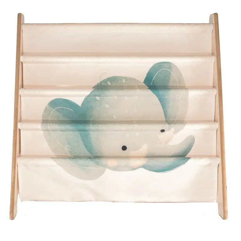 Libreria Montessoriana da Pavimento Elefante Chewy - Montessori Floor Standing Bookcase Chewy the Elephant (MX1556)