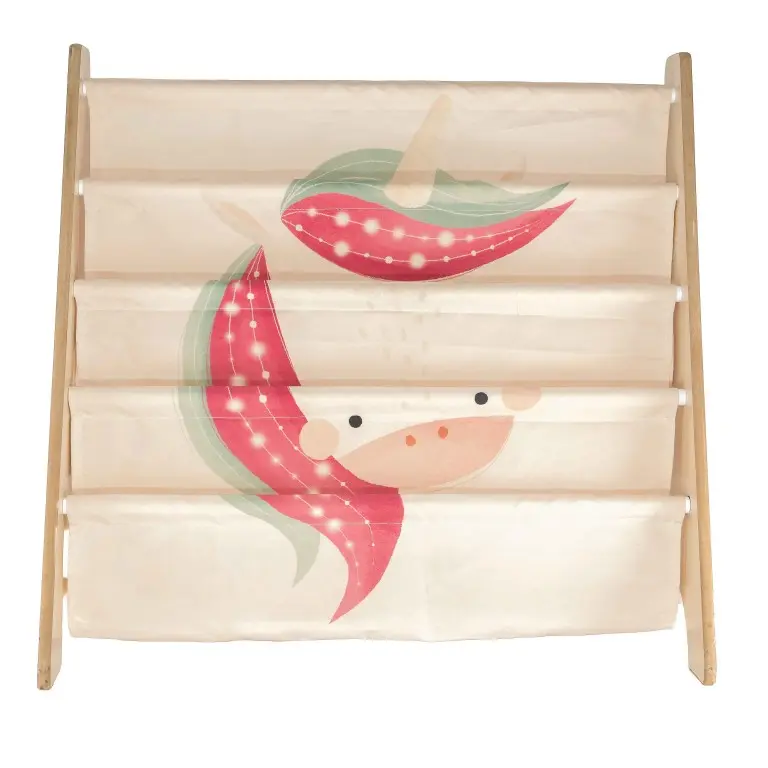 Libreria Montessoriana da Pavimento Unicorno Sparkly - Montessori Floor Standing Bookcase Unicorn Sparkly (MX1907)
