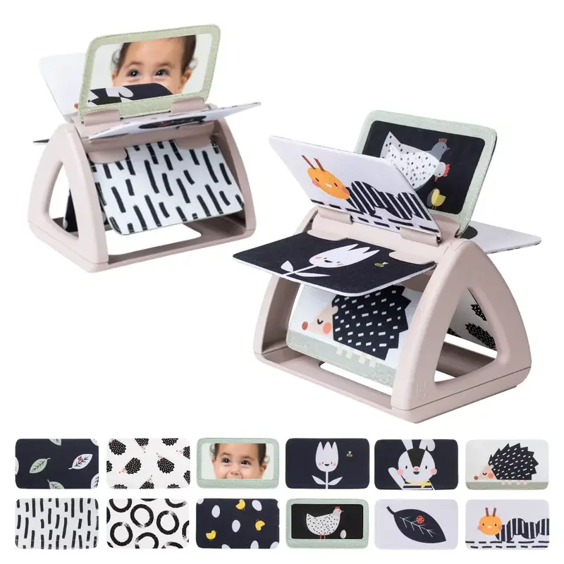Libro Bianco e Nero Tummy Time Taf Toys