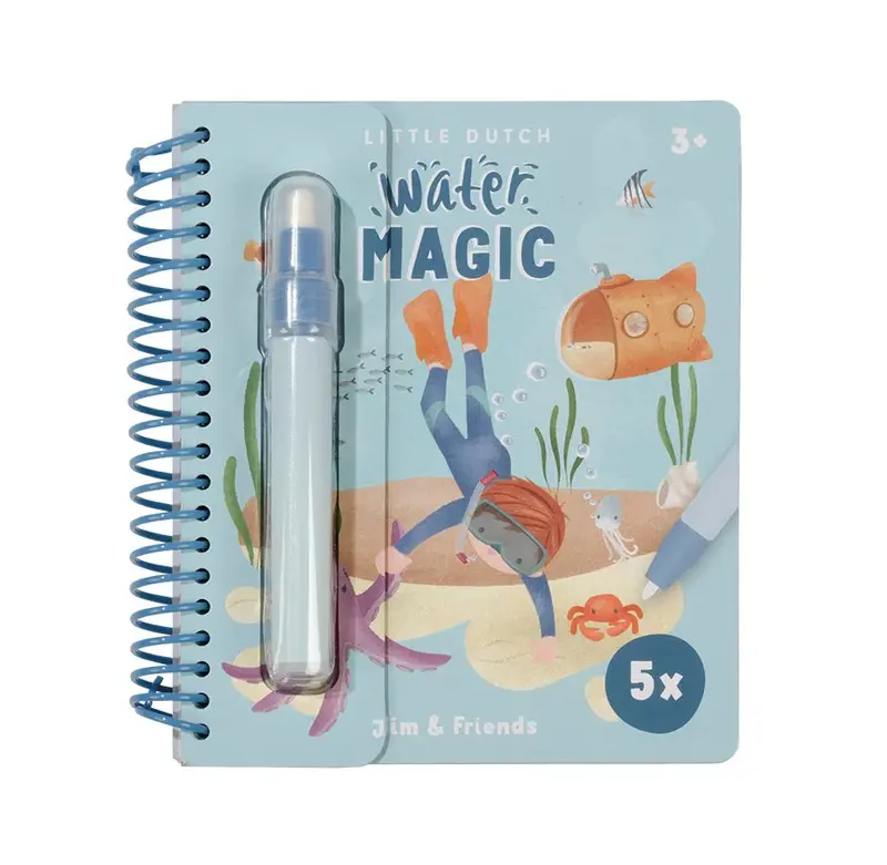Libro da Colorare ad Acqua Jim & Friends - Watercolor Book Jim & Friends (126855)