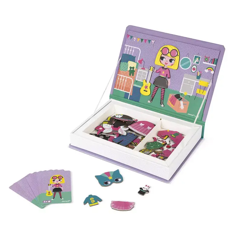 Libro Magnetico Costumi Ragazze Janod