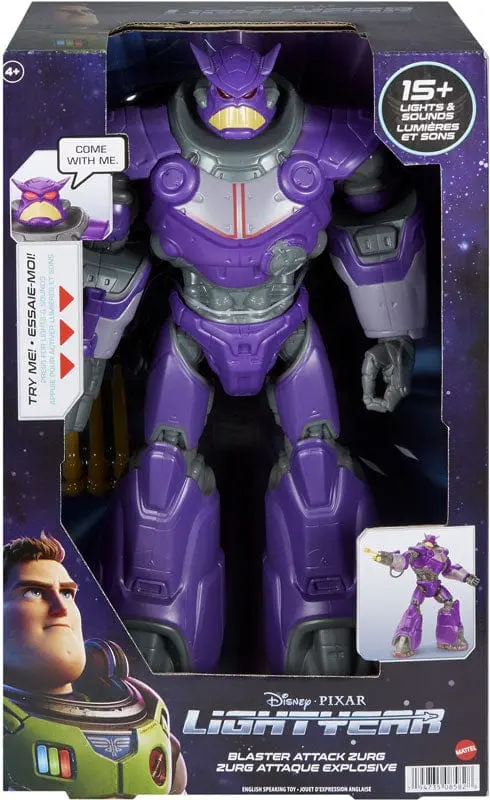 Lightyear personaggio Elettronico Zurg da 35cm