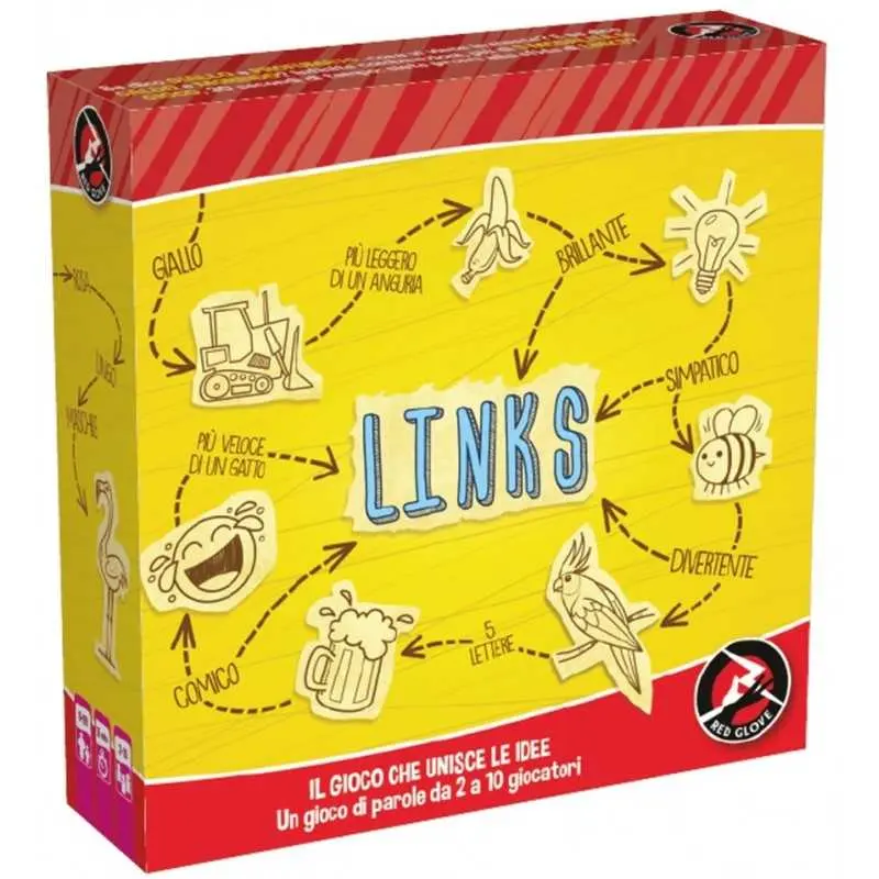 Links Gioco Da Tavolo Trova La Parola Party Game Red Glove Età 8+