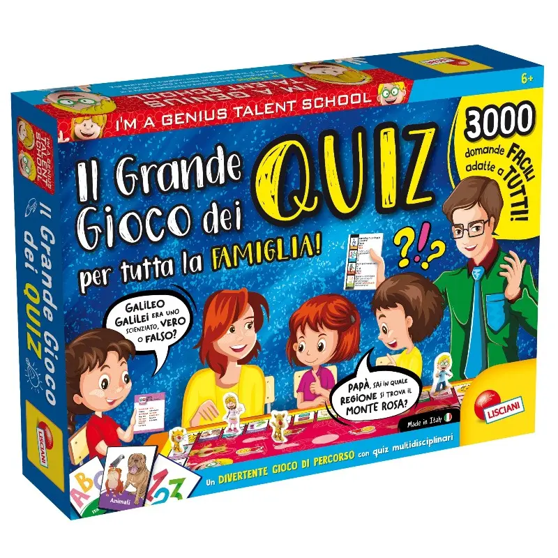 Lisciani I'm a Genius Il Grande Gioco dei Quiz