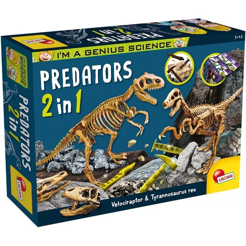 Lisciani I'm a Genius, Predators 2 in 1