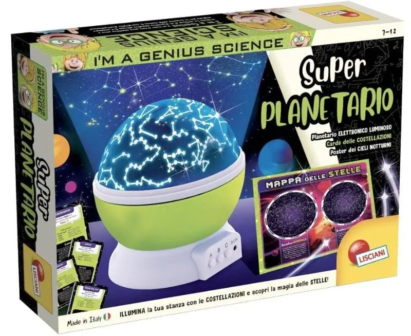 Lisciani I'm a Genius Super planetario, Proiettore Luminoso