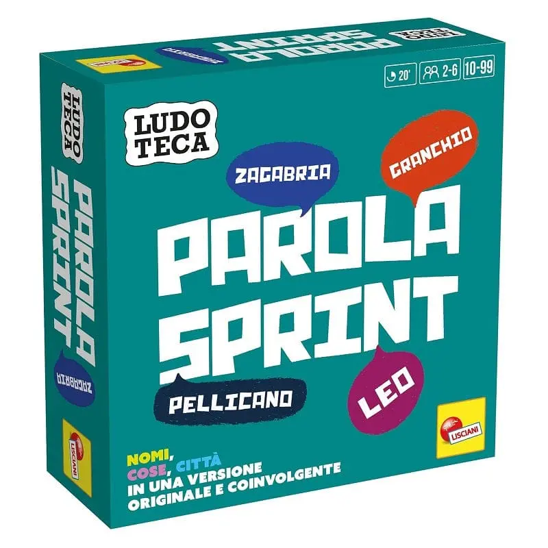Lisciani Ludoteca Parola Sprint Nomi, Cose, Città - Pocket