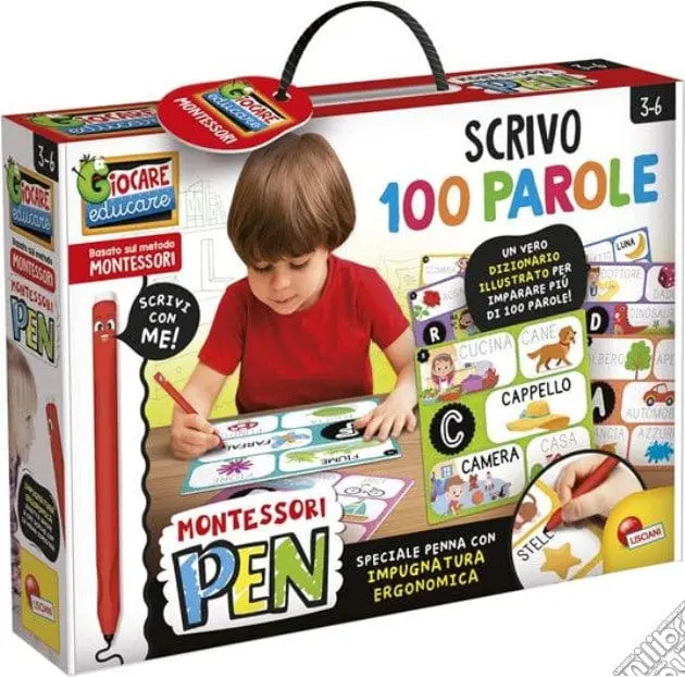Lisciani Montessori Pen, Scrivo 100 Parole