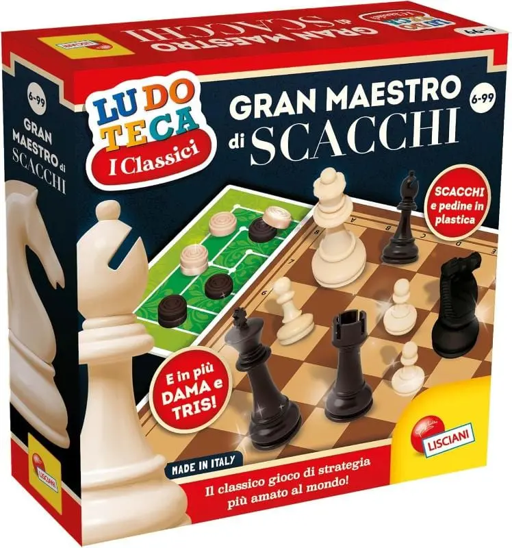 Lisciani Scacchi Gran Maestro 3 in 1