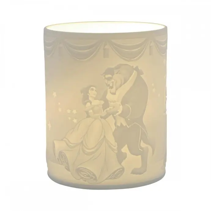 Litofania La Bella e la Bestia Disney