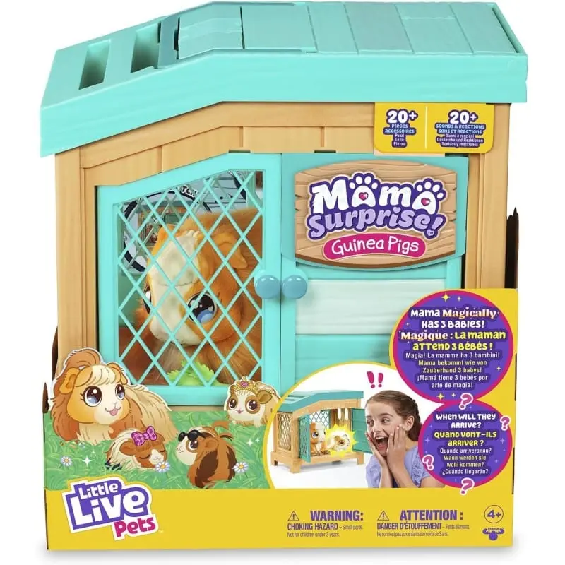 Little Live Pets Mama Surprise, Peluche Interattivo Porcellino d'india