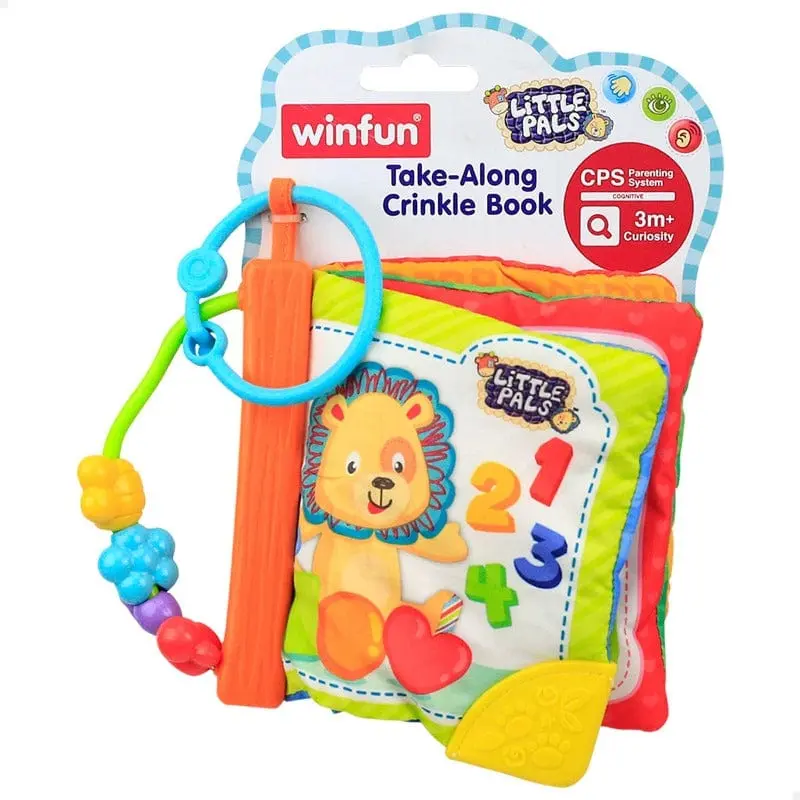Little Pals, Libro Tattile Sensoriale per Neonati +3Mesi