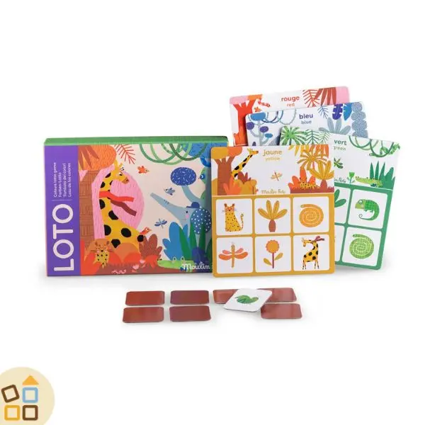 LOTO, TOMBOLA DEI COLORI NELLA GIUNGLA