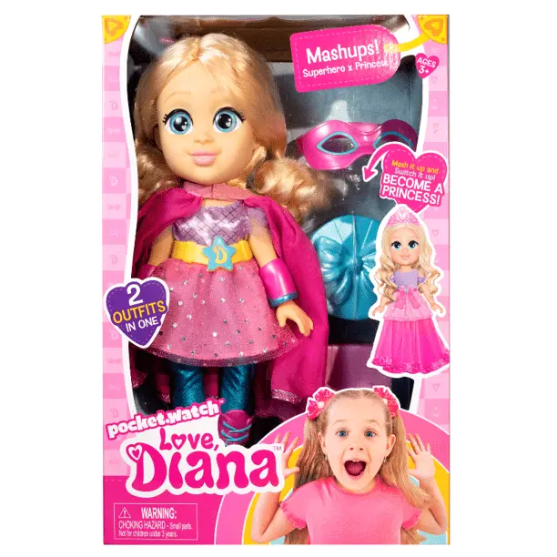 Love Diana Bambola Trasformazione 2 in 1