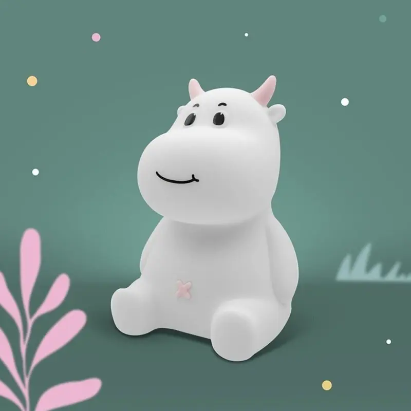 Luce Notturna a LED - Mucca Rosa