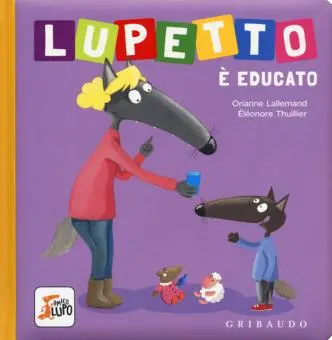 Lupetto è educato. Amico lupo.
