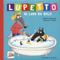 Lupetto si lava da solo. Amico lupo.