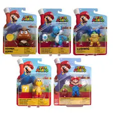 M-Super Mario Personaggio Blister 10cm Ass