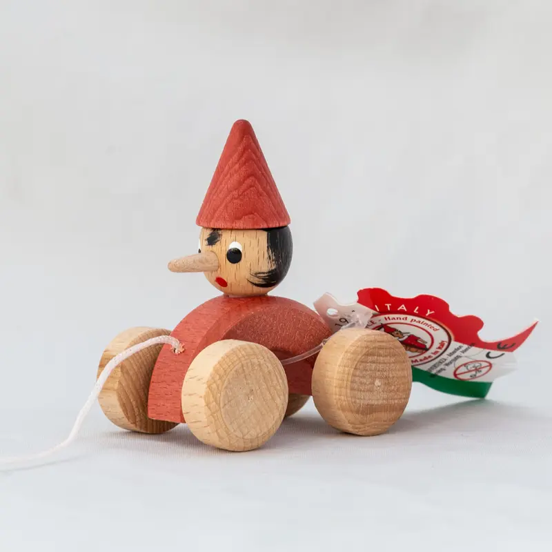 Macchinina Pinocchio in Legno - C2 Rainoldi - Art. CPMACT