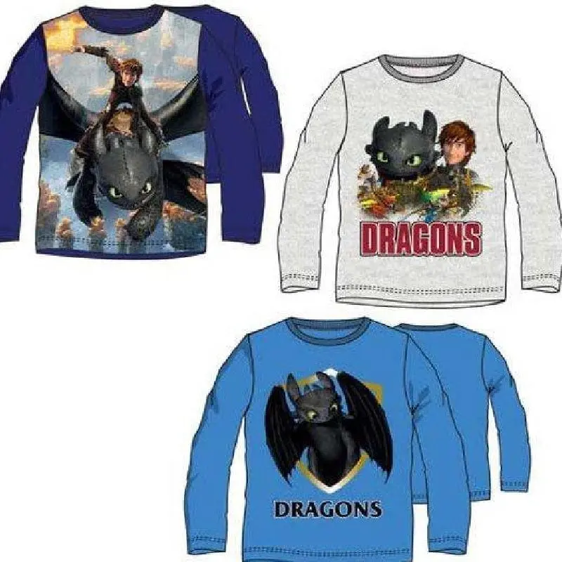 Maglia manica lunga per Bambini Dragons Trainer