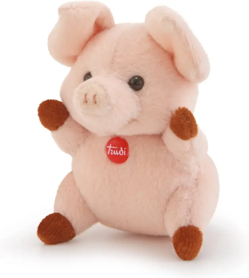 Maiale Peluche 9 cm taglia XXS