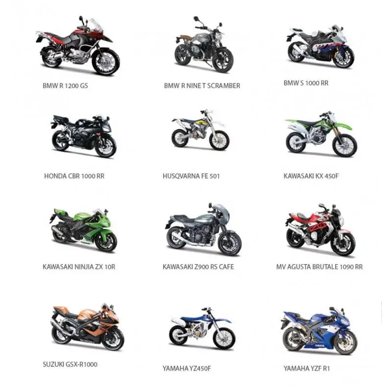 Maisto Moto su Licenza Scala 1
