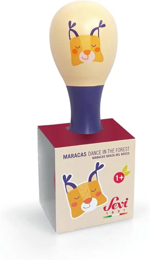 Maracas in Legno per bambini +12 Mesi