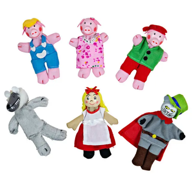 Marionette a dita - 3 porcellini