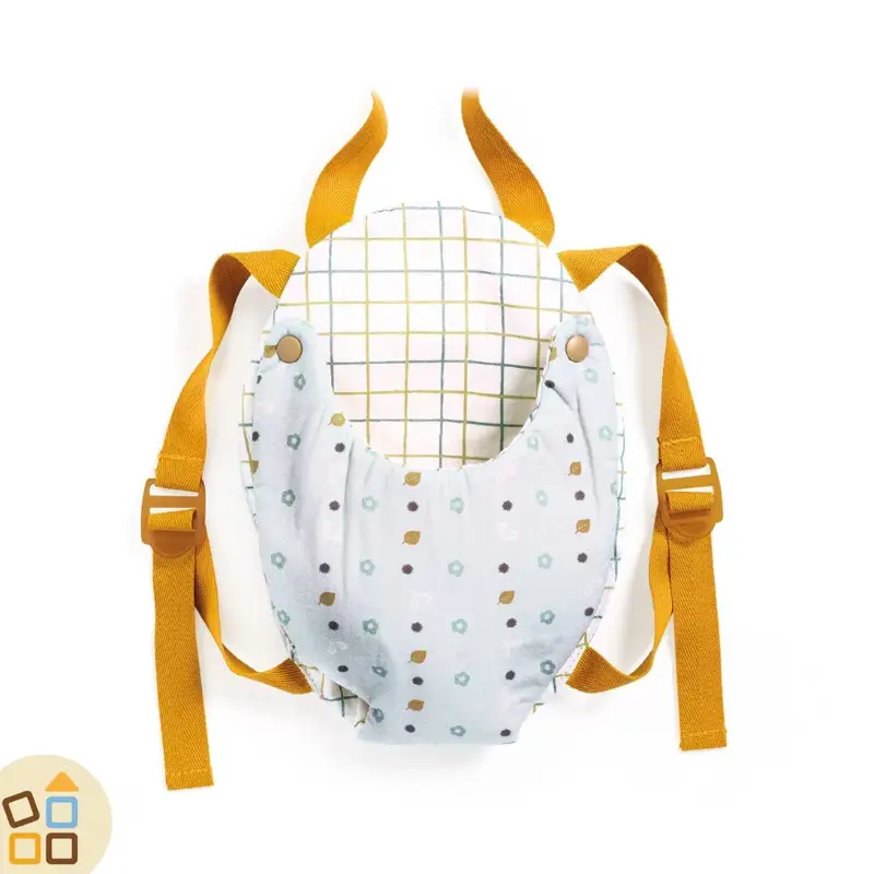 MARSUPIO PORTA BAMBOLE POMEA, AZZURRO