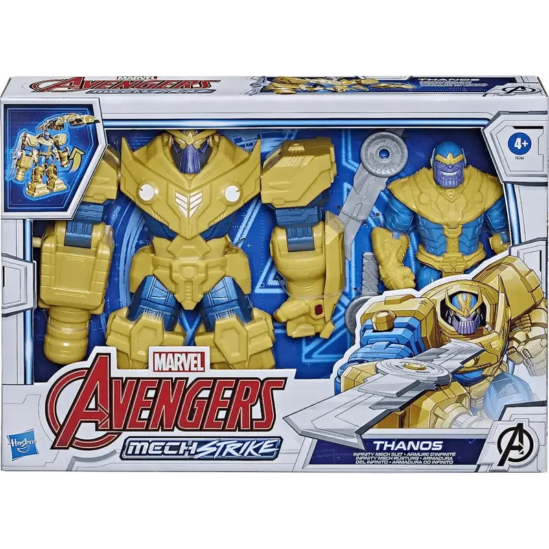 Marvel Avengers Mech Strike Thanos con armatura