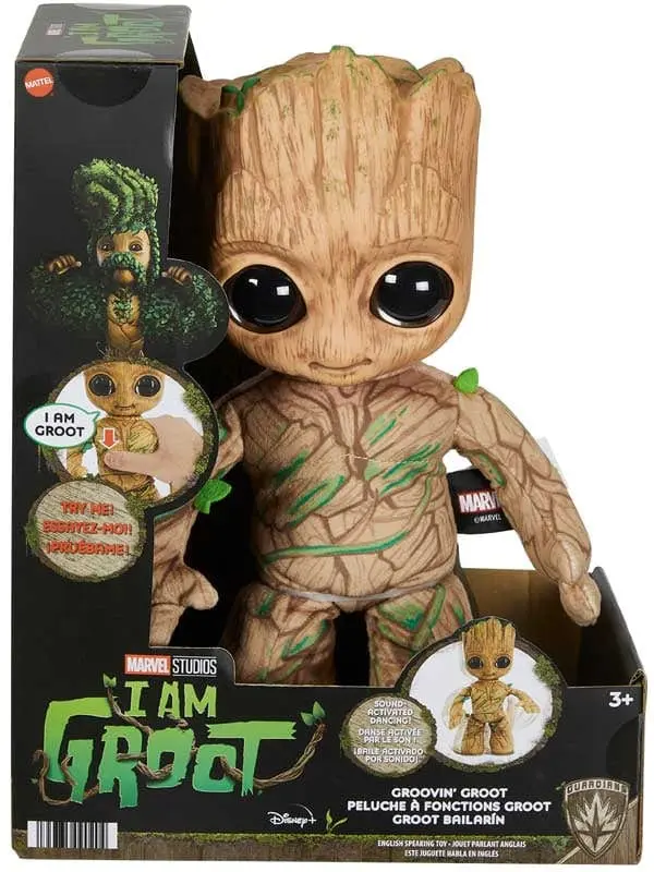 Marvel Peluche Groot Ballerino, personaggio di peluche soffice parlante (inglese), HJM23
