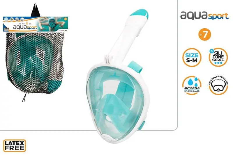 Maschera Snorkeling Taglia M, ideale per Ragazzi e Ragazze