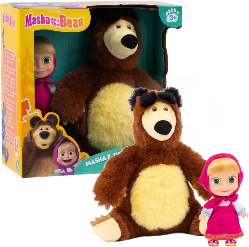 MASHA DOLL12 CM + PELUCHE ORSO 20CM MHA21000