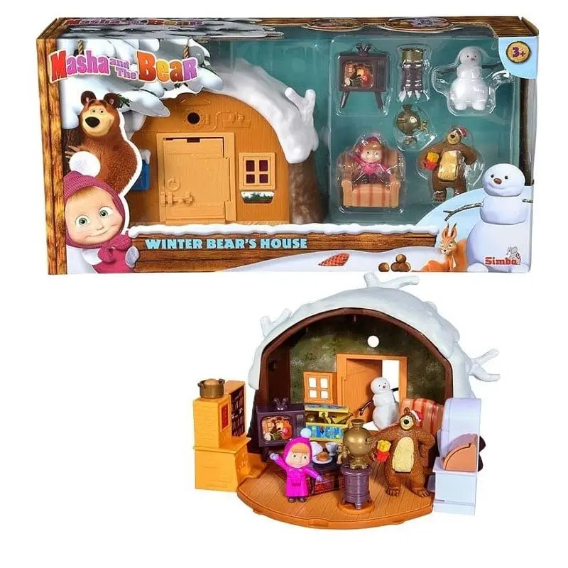 Masha e Orso, Playset Casa Inverno con accessori