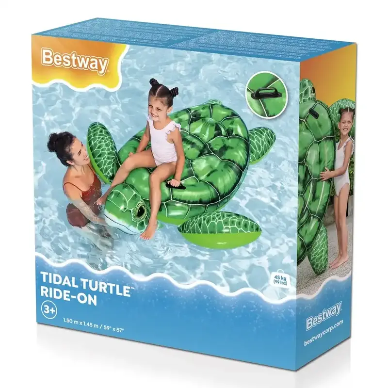 Materassino Cavalcabile Tartaruga Tidal Turtle 150x145 cm