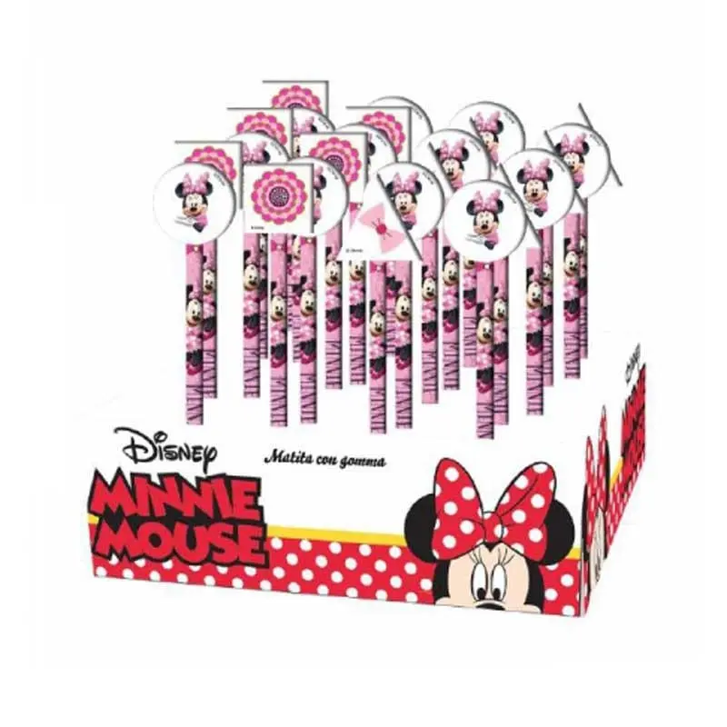 Matite Minnie con Gomma Expo 24pz
