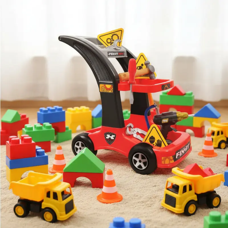 Maxi Carrello con Attrezzi da Lavoro Giocattolo - UnoGiochi