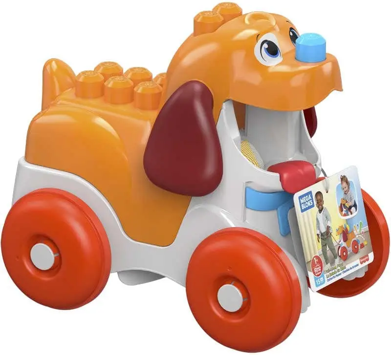 Mega Bloks Cagnolino Pupù e Vai, Set con 15 Blocchi da Costruzione