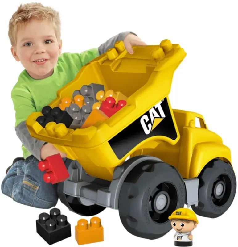 Mega Bloks Cat, Grande Camion con Mattoncini +12Mesi