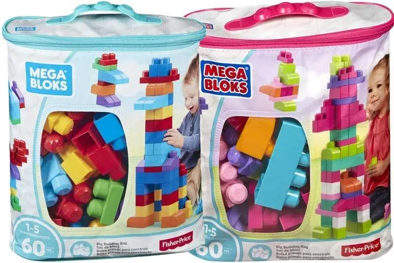 Mega Bloks Sacca Costruzioni 60pz