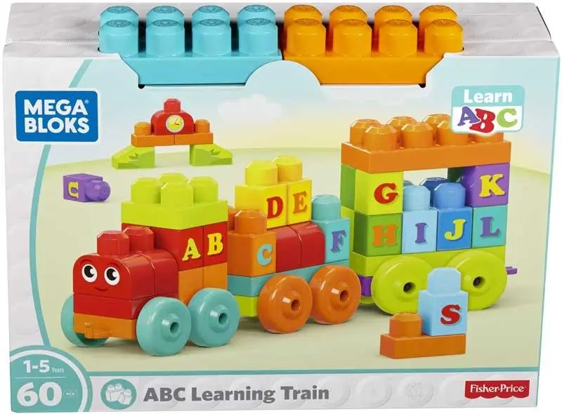 Mega Bloks Treno Costruzioni A b c - Impara con il Trenino ABC